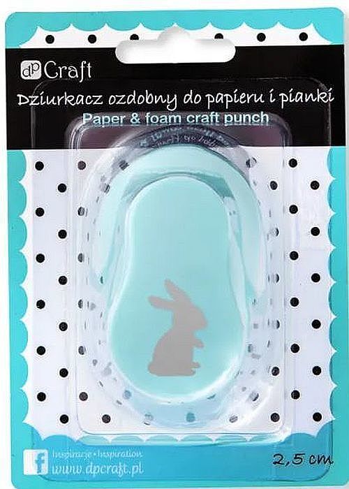 Dziurkacz ozdobny zając do papieru i pianki 2,5cm