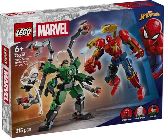 LEGO Super Heroes Bitwa Mechów Spider-Man kontra Doc Ock 76338
