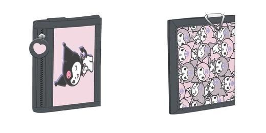 PORTFELIK KUROMI PINK mkmp