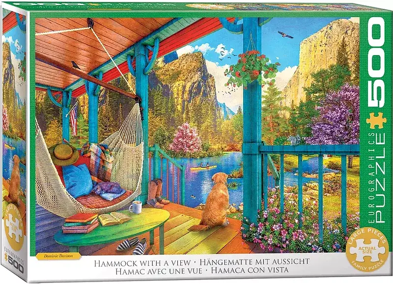 Puzzle 500 hammock with a view 6500-5885