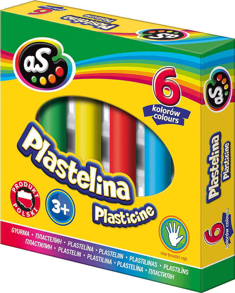 Plastelina astra as 6 kolorów