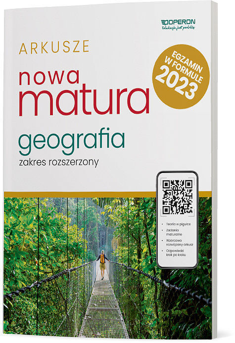 Nowa matura 2023 geografia arkusze maturalne zakres rozszerzony