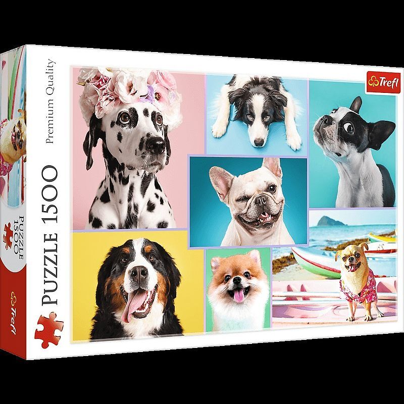 Puzzle 1500 słodkie pieski 26186