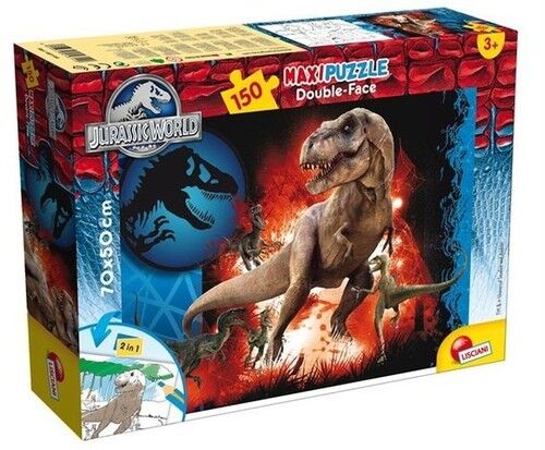Puzzle dwustronne maxi 150 elementów Jurassik Park