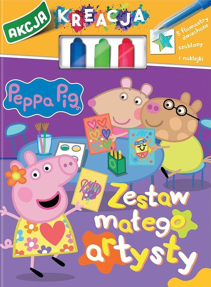 Zestaw małego artysty. Akcja kreacja. Świnka peppa