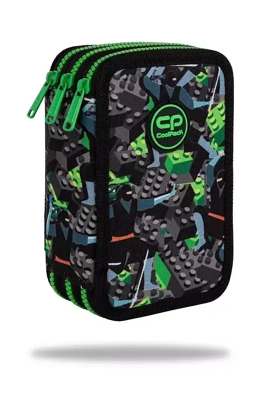 Piórnik 3-komorowy z wyposażeniem coolpack jumper 3 kids from the block