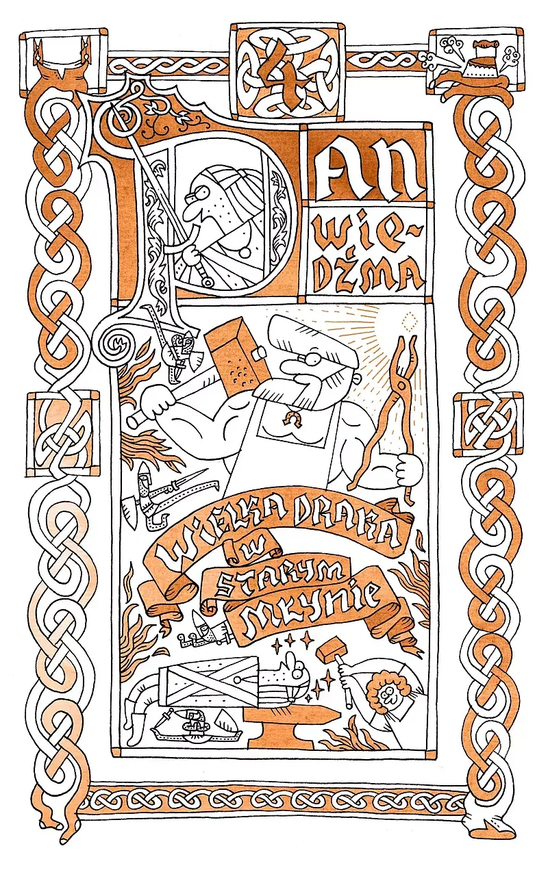 Pan Wiedźma - 04 - Wielka draka w starym młynie