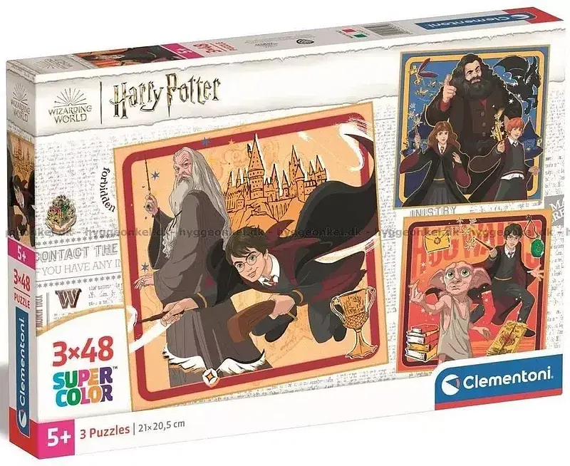 Puzzle 3 x 48 super kolor harry potter 25312