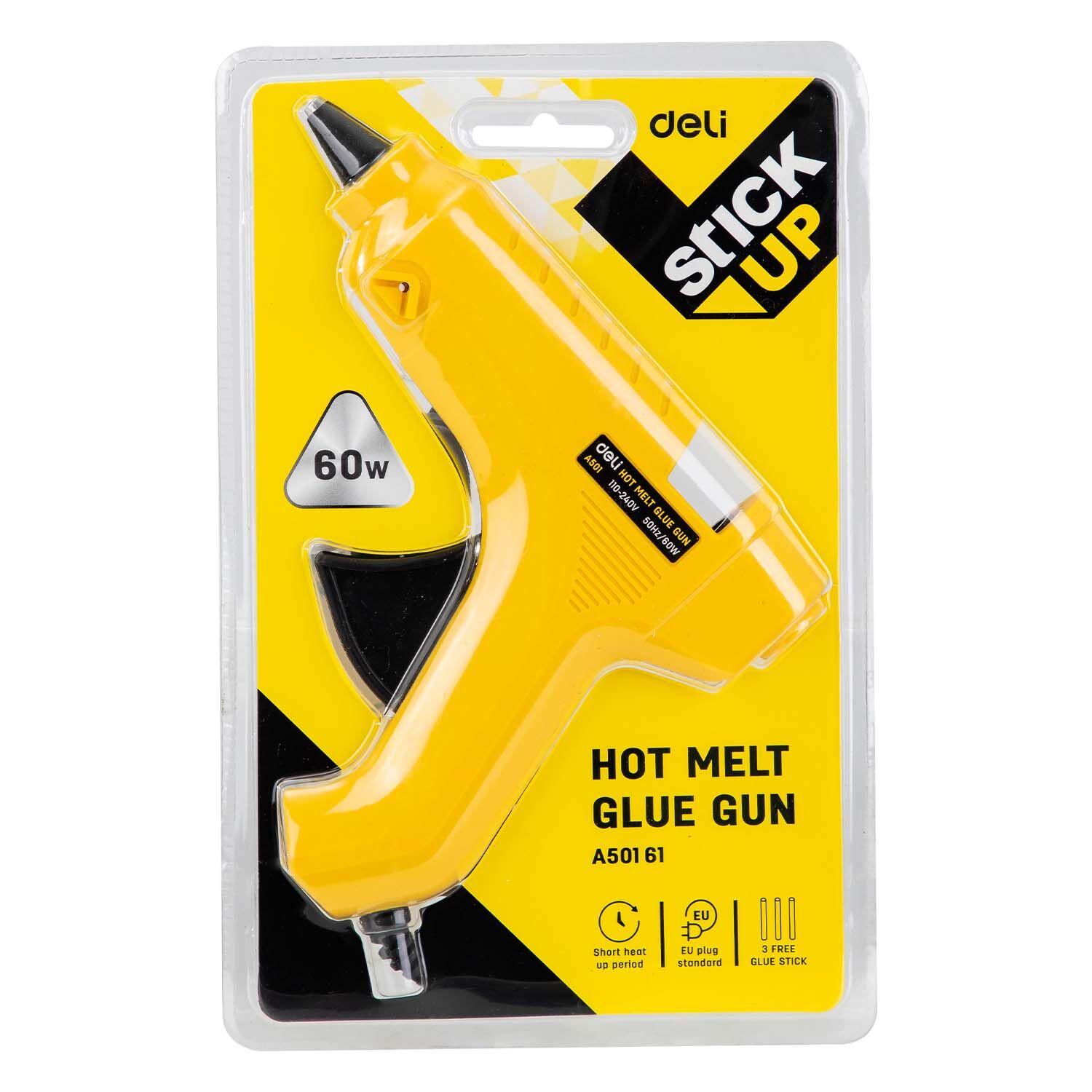 Pistolet do kleju 60W żółty