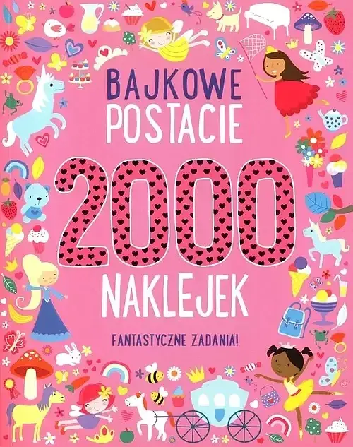 2000 naklejek. Bajkowe postacie