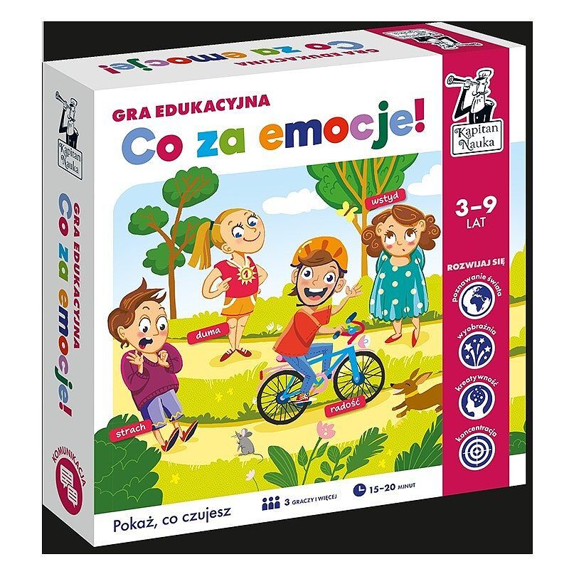 Co za emocje! Gra edukacyjna. Kapitan Nauka