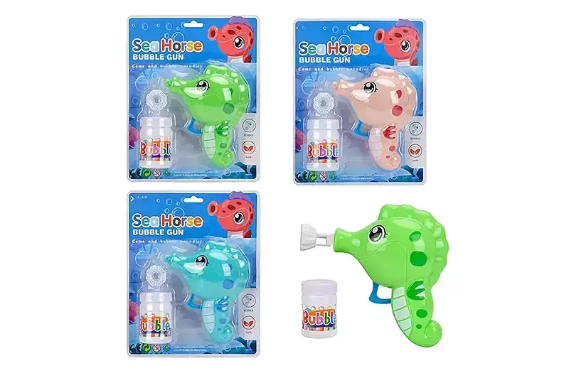 Pistolet do robienia baniek mydlanych 14 cm 1szt. Mix