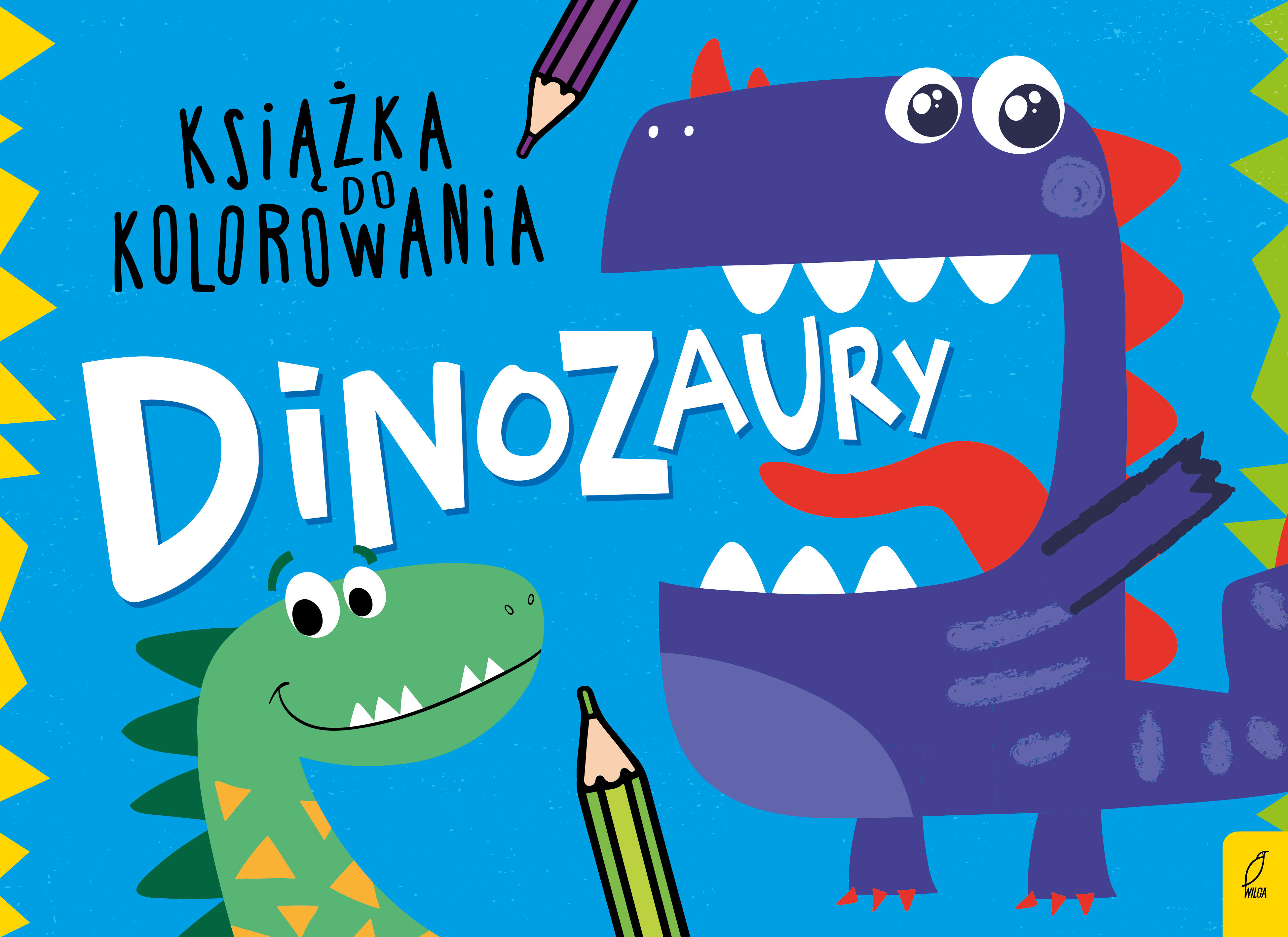Książka do kolorowania. Dinozaury