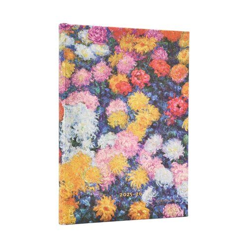 Kalendarz Paperblanks 2025/2026 Monet’s Chrysanthemums Midi