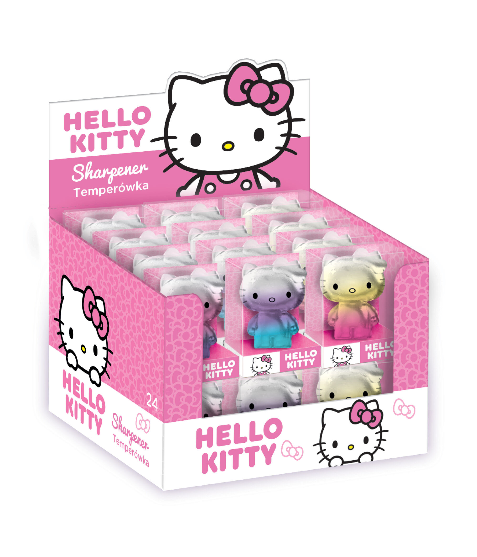 Temperówka miniaturka Flash Hello Kitty 1szt.mix