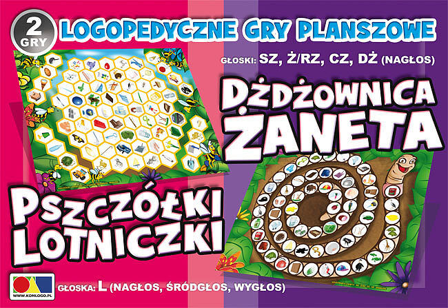 Gra dżdżownica żaneta - pszczółki lotniczki