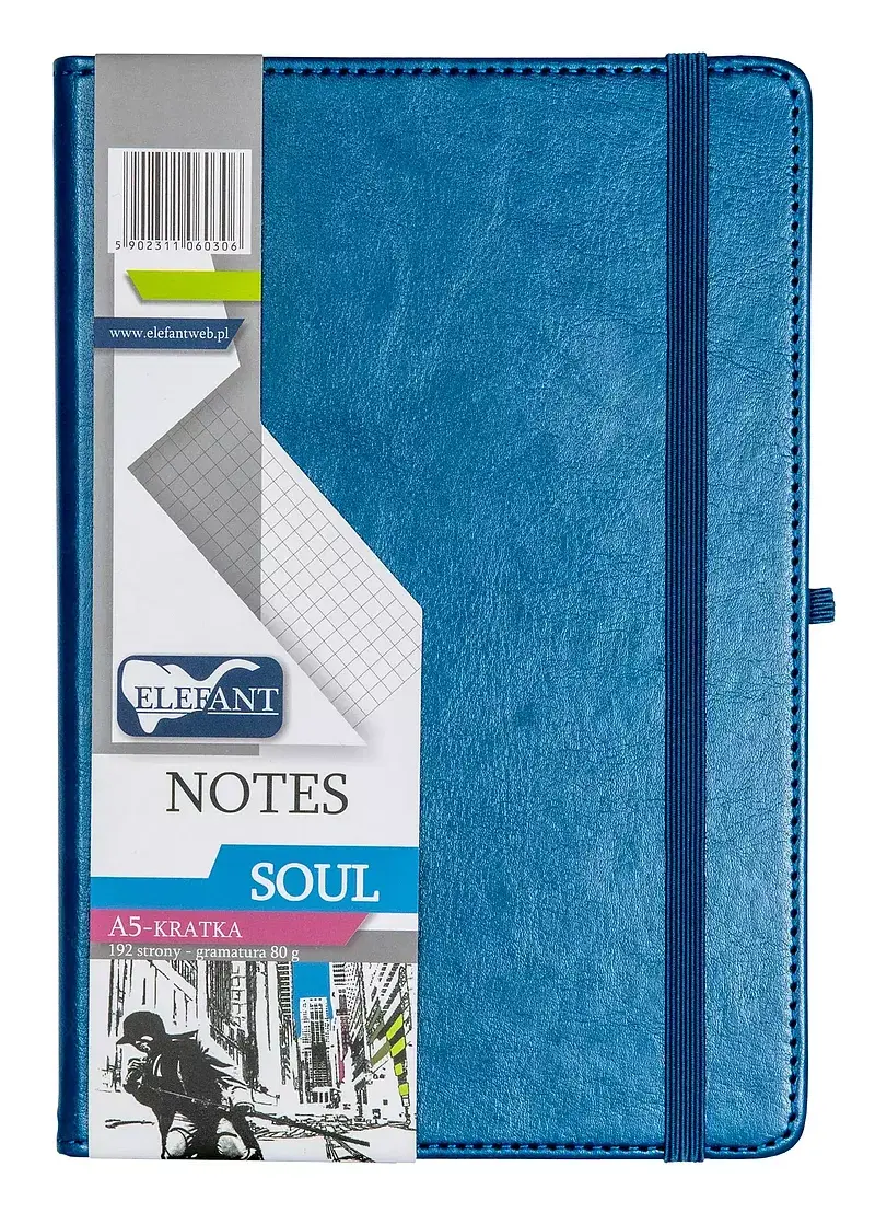 Notes a5 kratka soul niebieski