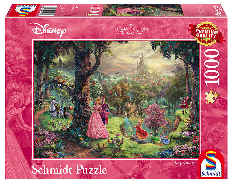 Puzzle 1000 pq śpiąca królewna t. Kinkade 106298