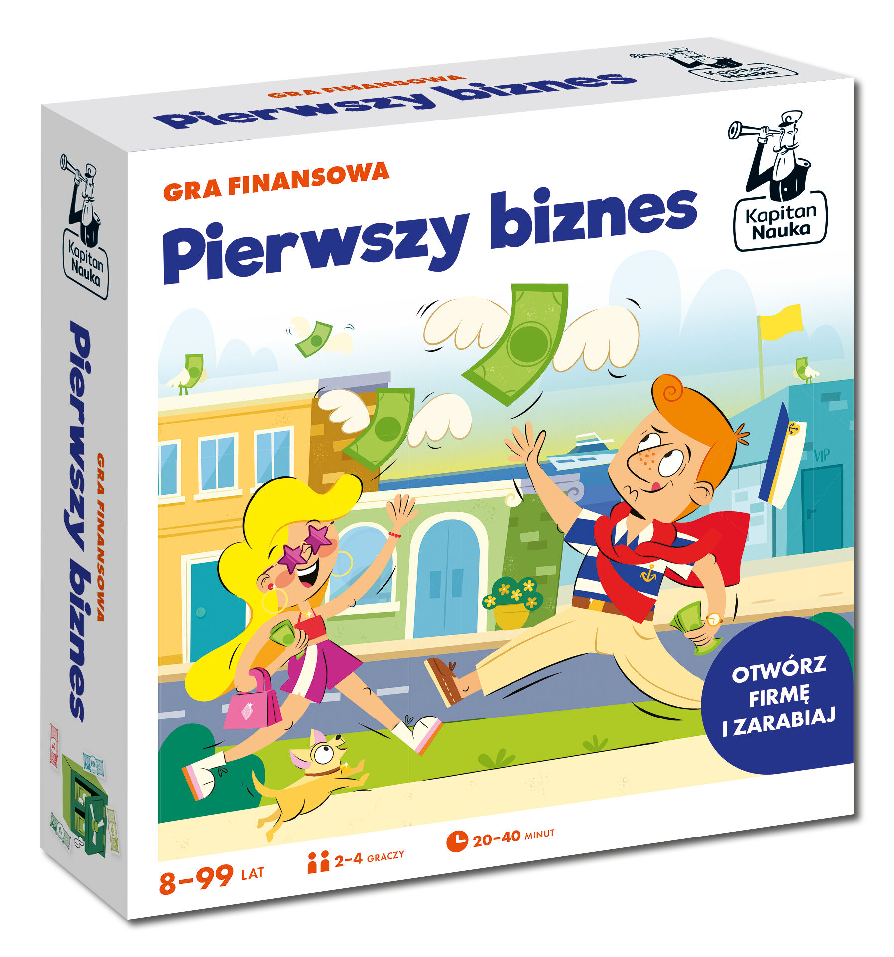 Pierwszy biznes. Gra finansowa. Kapitan Nauka