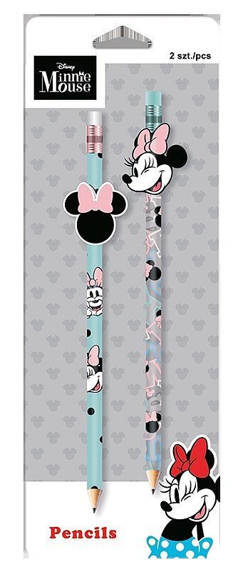 Ołówek z gumową nakładką 2 szt. Disney fashion mix