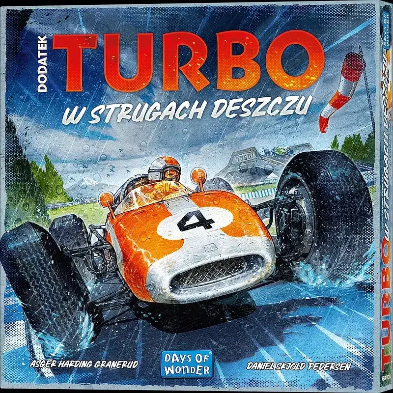 Gra turbo w strugach deszczu