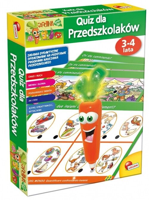 Carotina Quiz dla przedszkolaka 3-4 lata