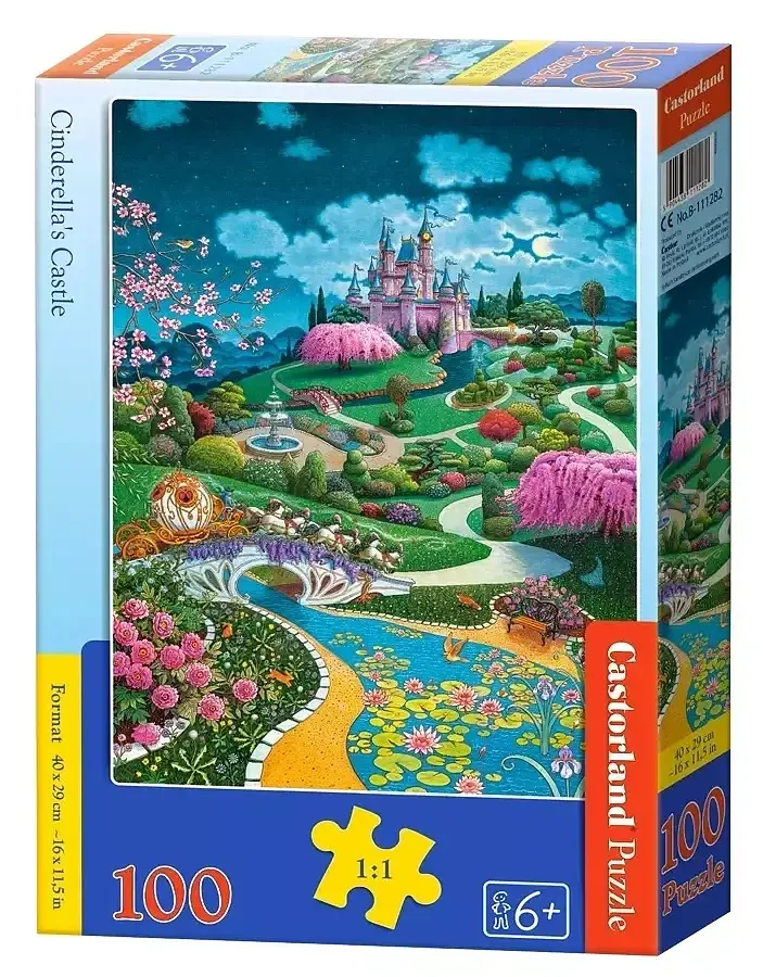 Puzzle 100 cinderella's castle b-111282