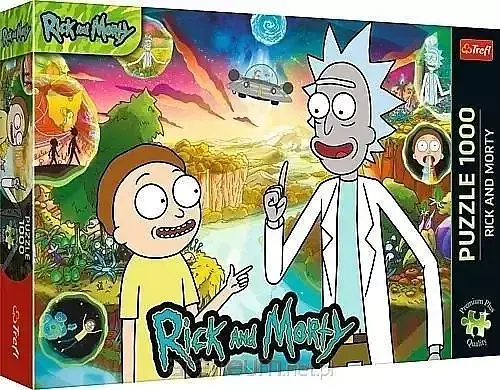 Puzzle 1000 premium plus warner rick and morty 10838