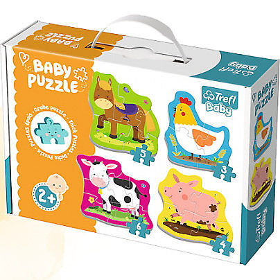 Puzzle zwierzątka na wsi baby classic