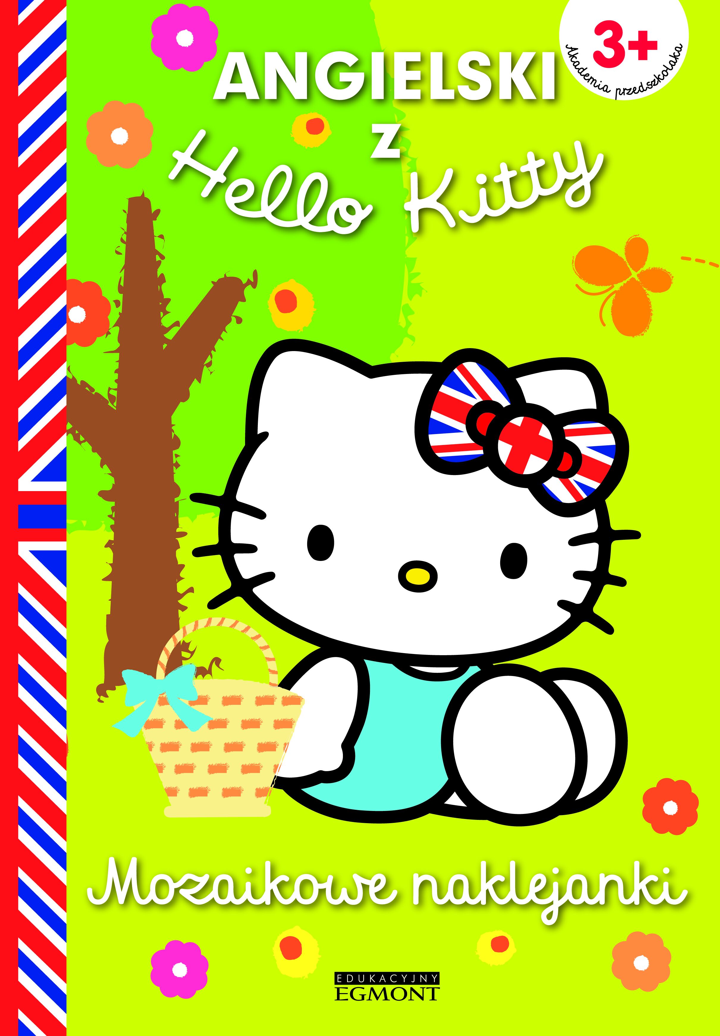 Mozaikowe naklejanki. Zielone. Hello Kitty.