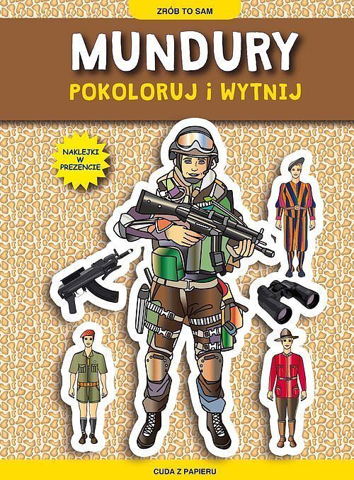 Mundury Pokoloruj i wytnij