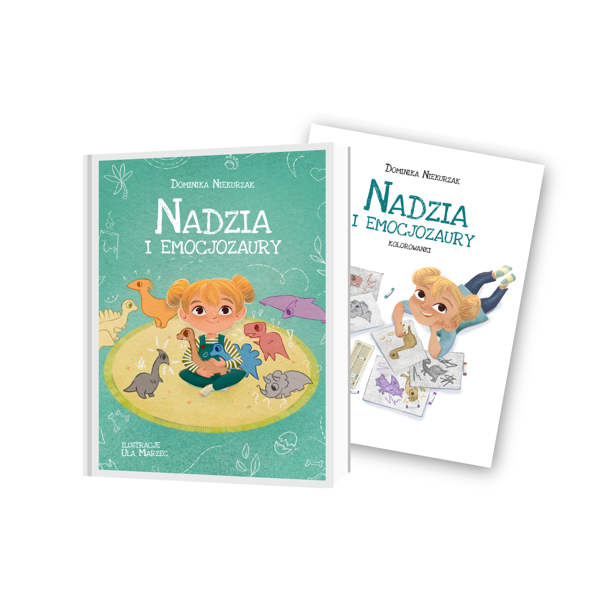 Nadzia i Emocjozaury + Kolorowanka