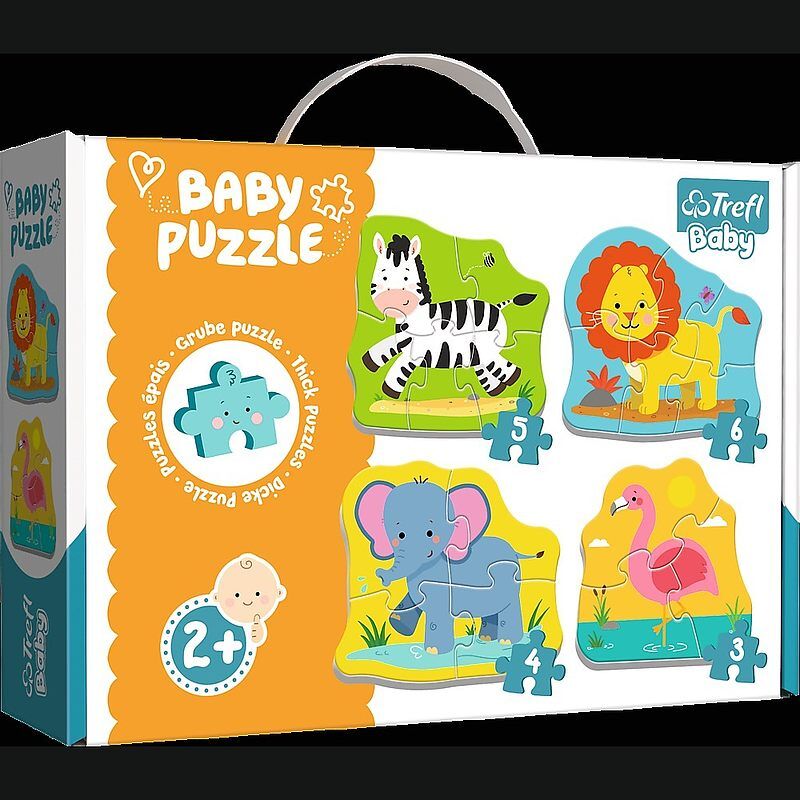 Puzzle baby zwierzątka na safari 36073