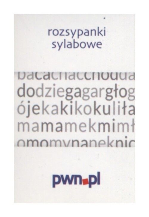 Rozsypanki sylabowe Dysleksja