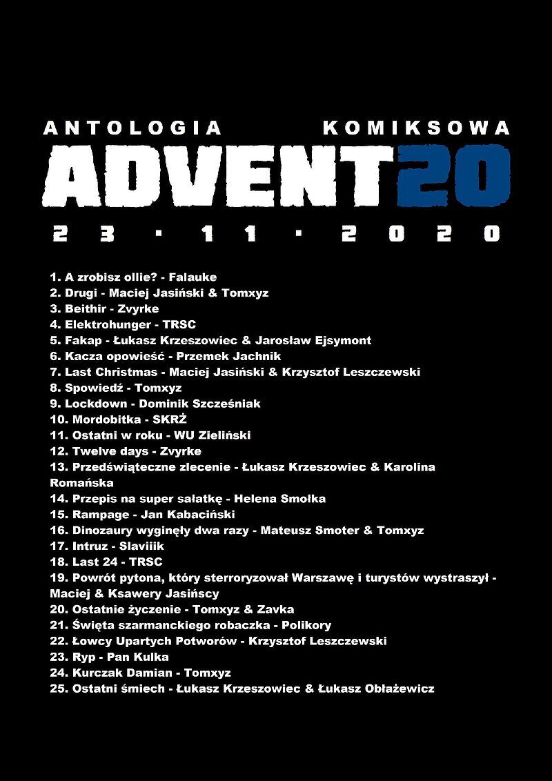 ADVENT20 - kalendarz adwentowy AD20 - 25 komiksów