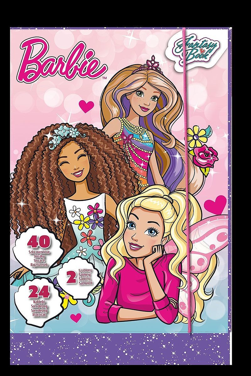 Szkicownik barbie księżniczki 2 szablony