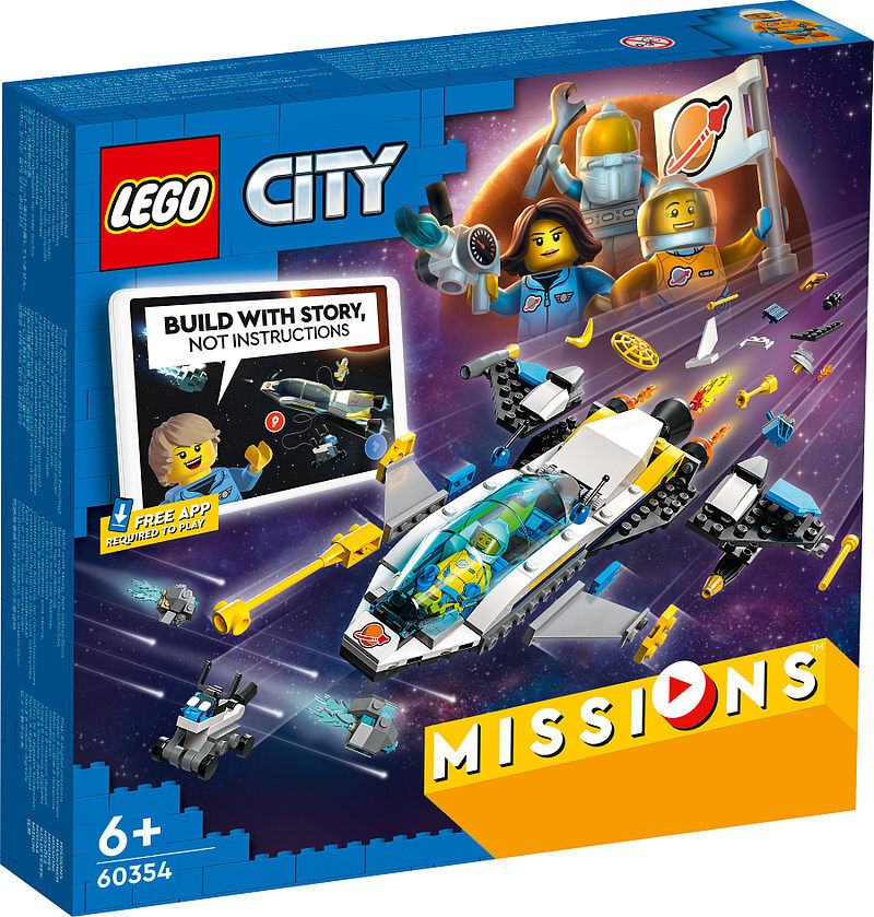 Lego city wyprawy badawcze statkiem marsjańskim 60354