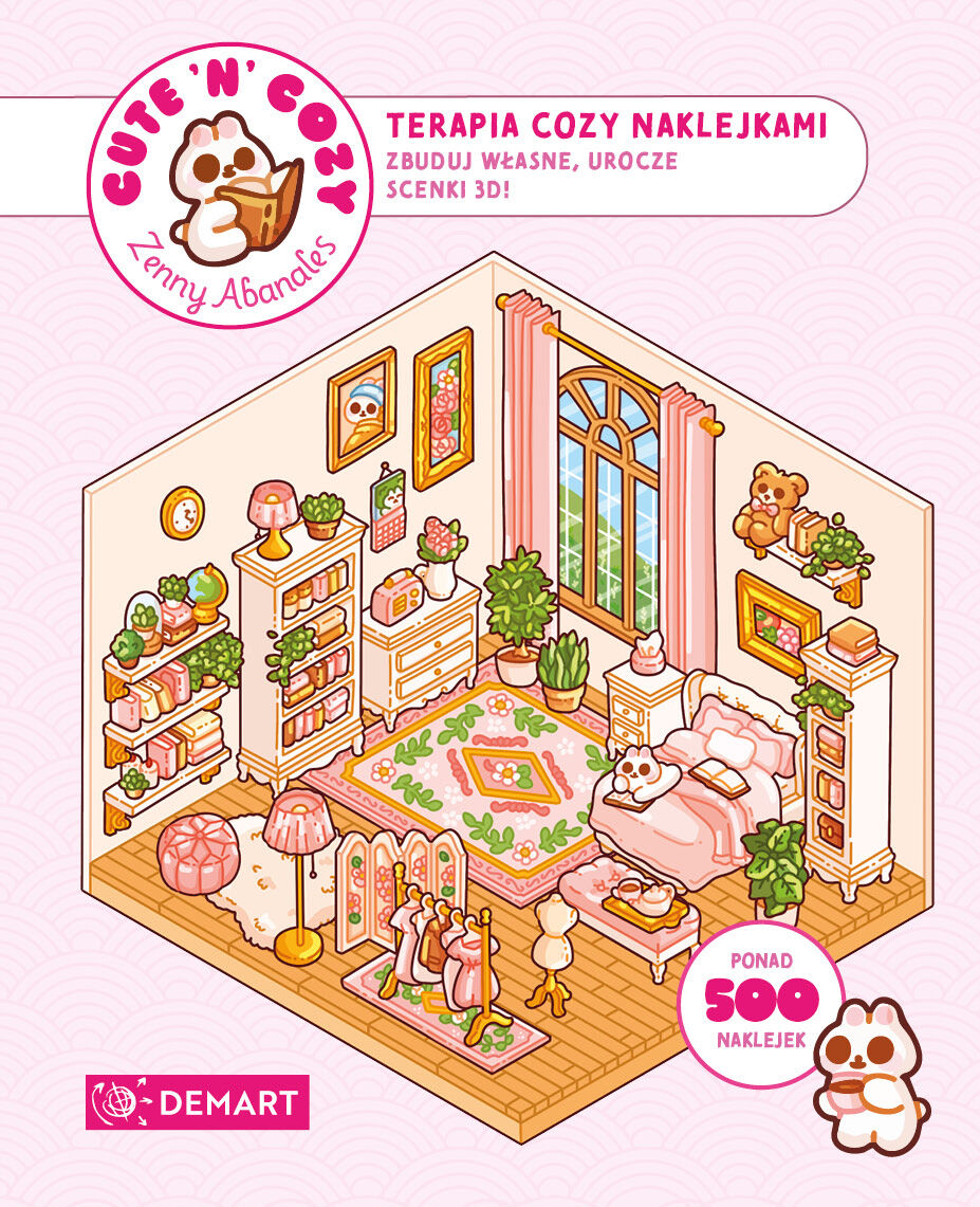 CUTE'N'COZY. Terapia COZY naklejkami
