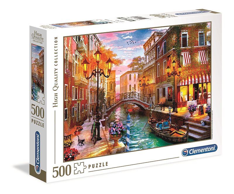 Puzzle 500 hq zachód słońca nad wenecją 35063