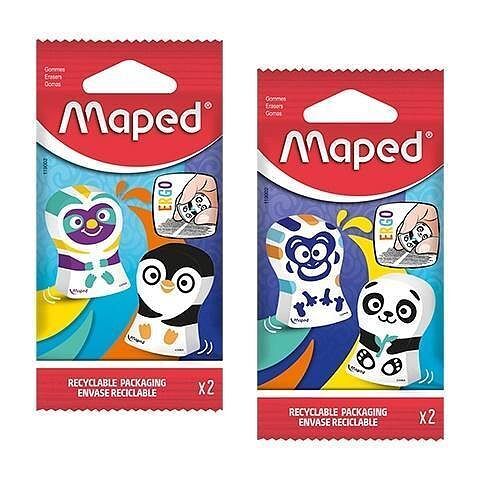 Gumka ergo fun mix kolorów maped flowpack eco