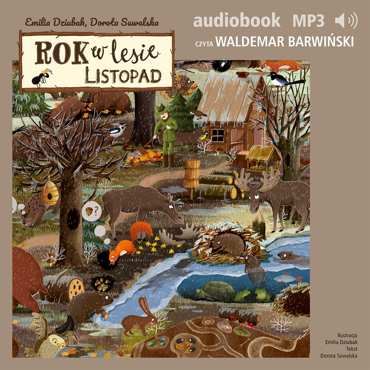 Rok w lesie. Listopad (audiobook MP3)