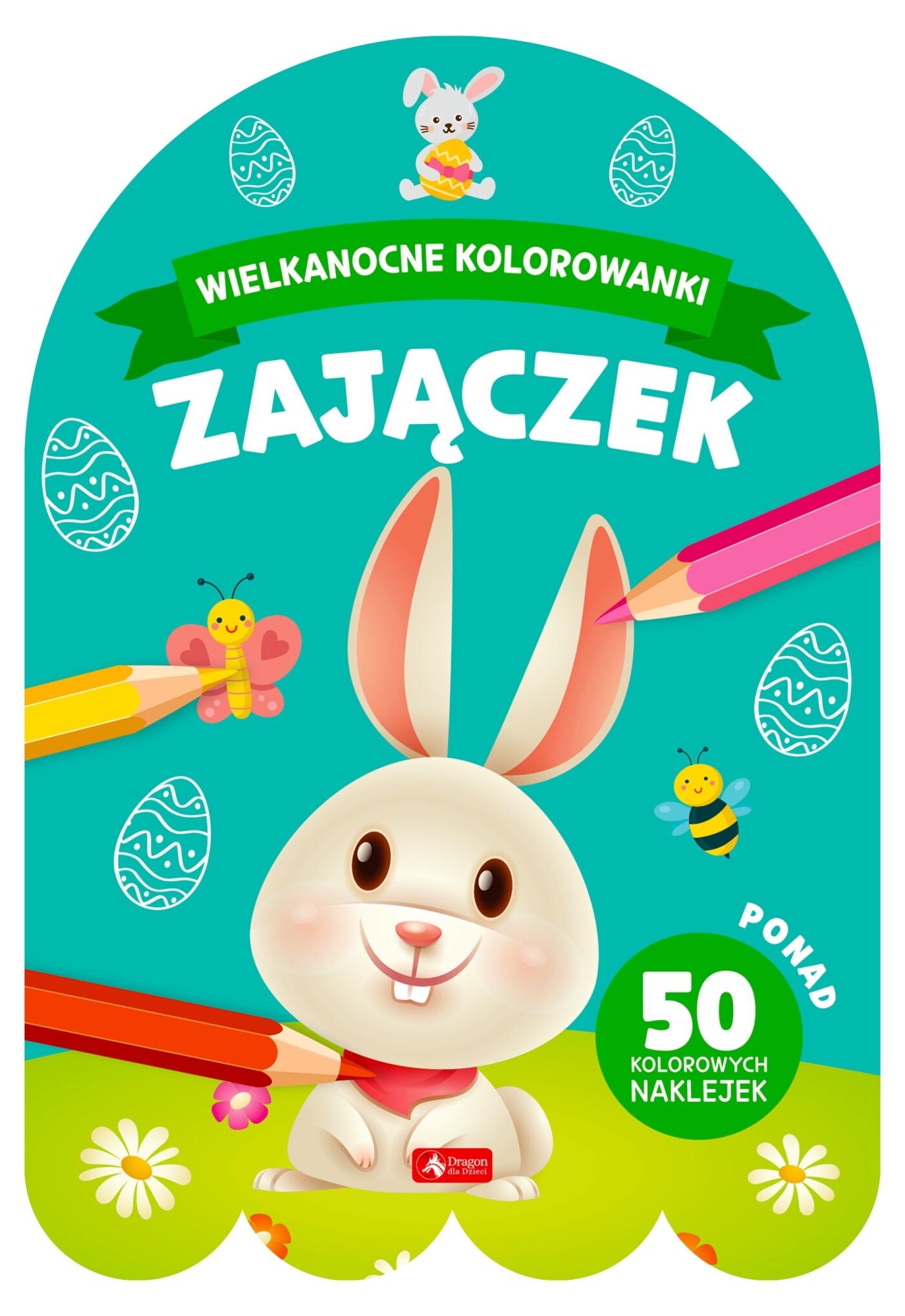 Wielkanocne kolorowanki. Zajączek-2026