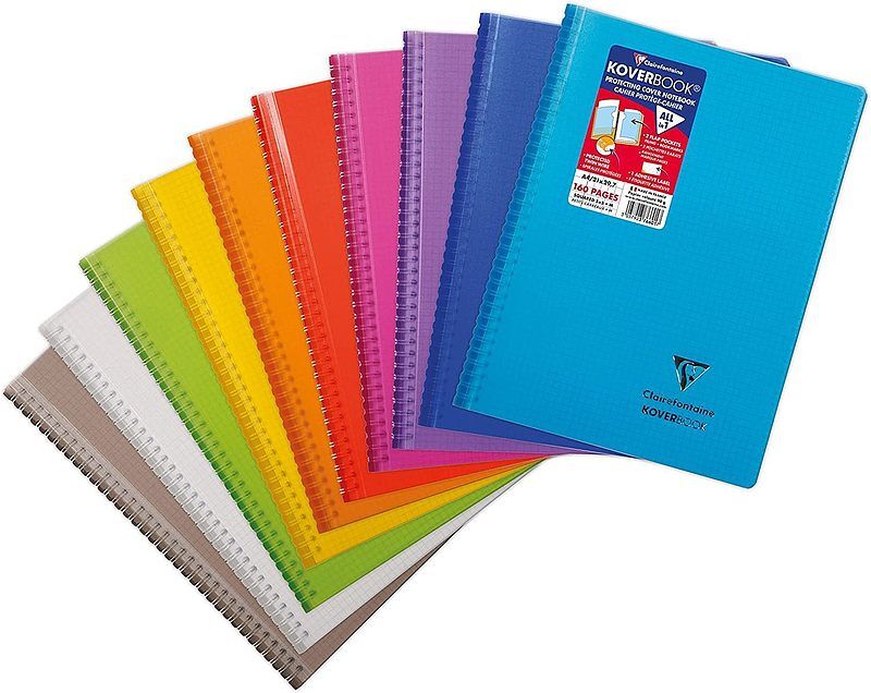 Kołozeszyt a4 80k linia koverbook pp 1 sztuka mix kolorów