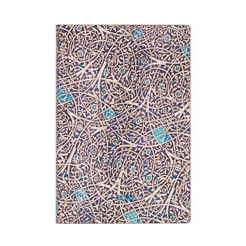 Kalendarz Paperblanks 2025 Granada Turquoise Mini tygodniowy HOR Flexi