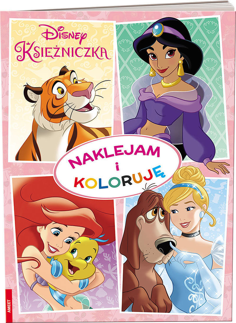 Księżniczka naklejam i koloruję nak-9106