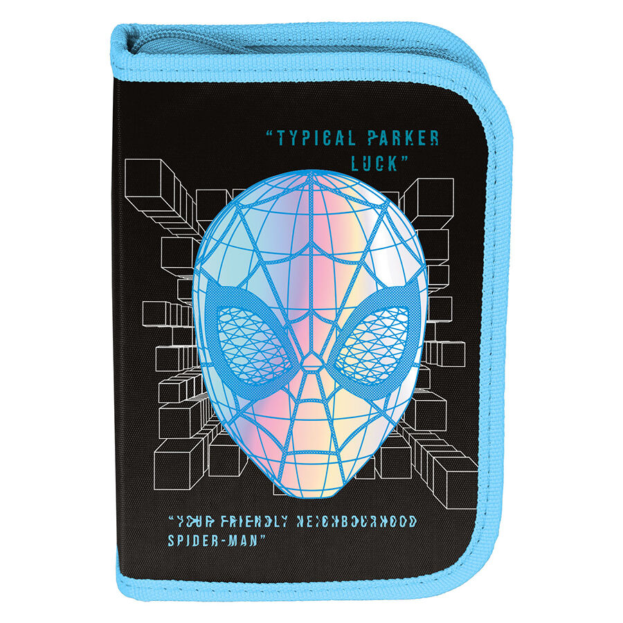 Piórnik 1-komorowy z wyposażeniem Spider Man SP23AA-P001