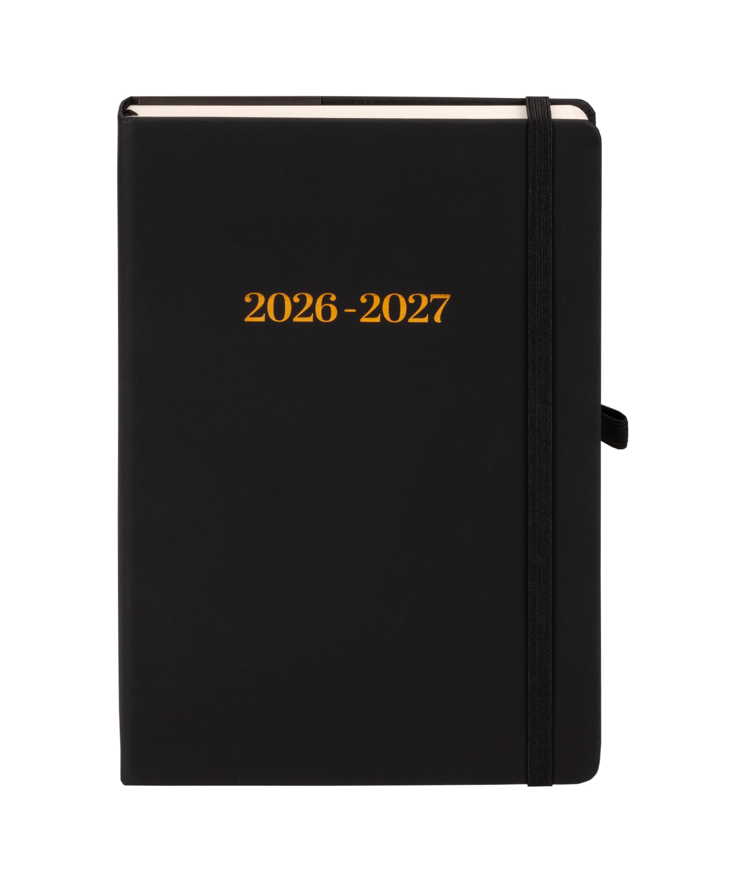 Kalendarz 2026/2027 18 m-cy. A5 TNS czarny