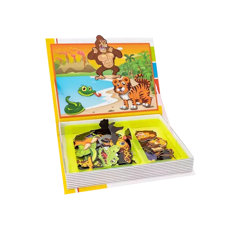 Puzzle magnetyczne safari