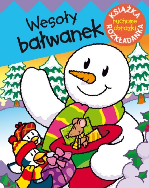 Wesoły bałwanek. Ruchome obrazki