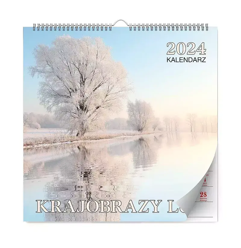 Kalendarz 2024 krajobrazy lux ścienny